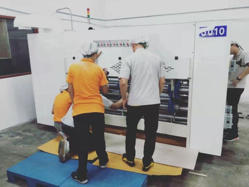 Semi-Auto Fruit Pack Box Making Rotary Die-Cutter Machine