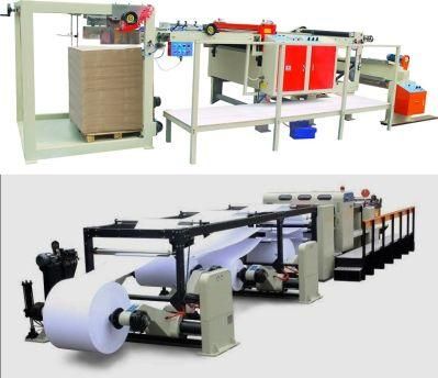 Automatic Paper Roll to Sheet Cutter with Stacker, Reel Paper Sheeter Machine