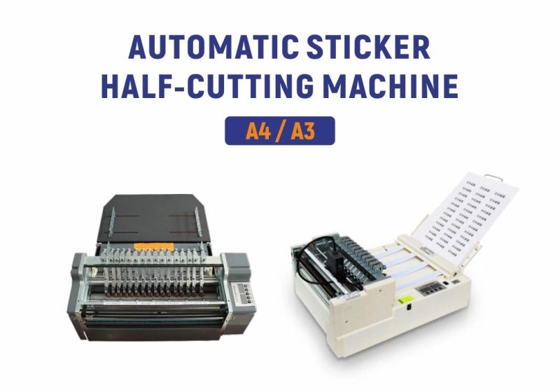 Advertising Tag Sticker Cutting Machine Sheet Label Cutter Auto Feed Label Cutter