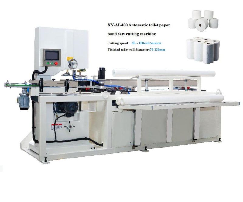 Toilet Tissue Maxi Roll Paper Cut Machine