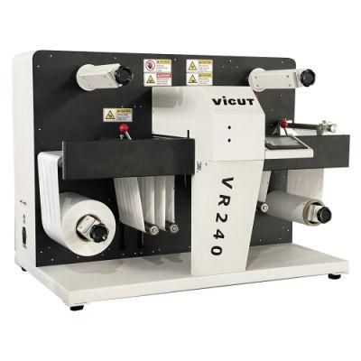 Roll to Roll Automatic Label Die Cutting Machine with Slitter and Lamination