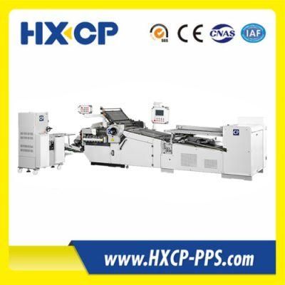 High Speed Paper Folding Machine with Round Pile Feeder for Hardcover Book Block Printing Sheet