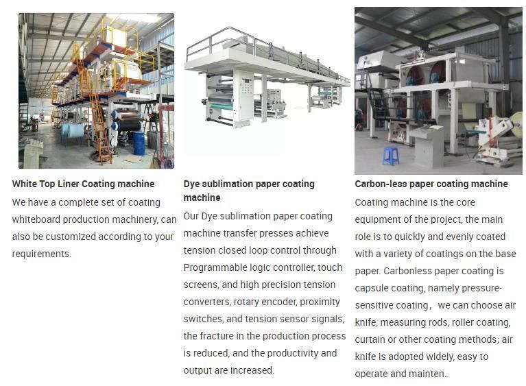 White Board, Duplex Board, Carton Paper, Gift Box Paper, Wrapping Paper, Packaging Paper, Production Line Coating Machine