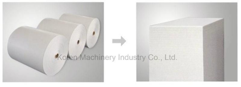 Automatic Paper Roll to Sheet Paper Sheeter Cross Cutter Machine