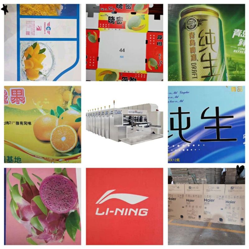 Shengrui Carton Packaging Machinery Slotting Machine Multi-Color Printing Die-Cutting Machine