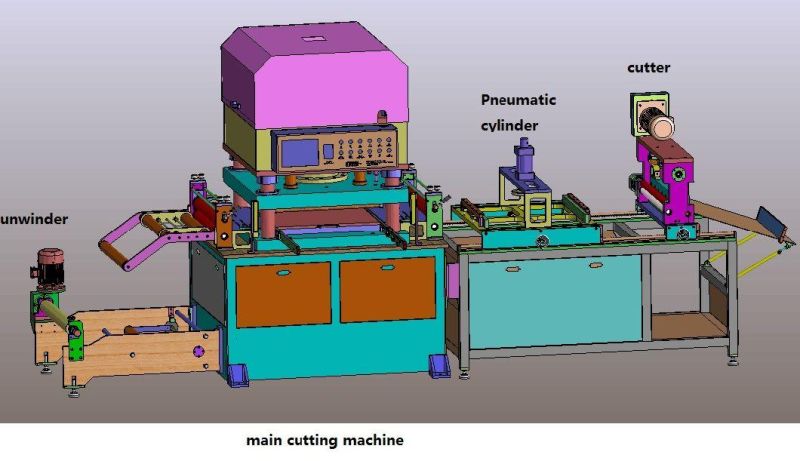 Adhesive Paper Foam Gasket Hydraulic Press Die Cutting Machine