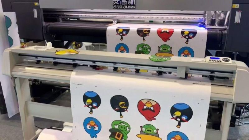 Sticker Cut Machine Saga Reflective Film Graphic Contour Hands-Free Optical Sensor China Factory Vinyl Cutter Die Plotter