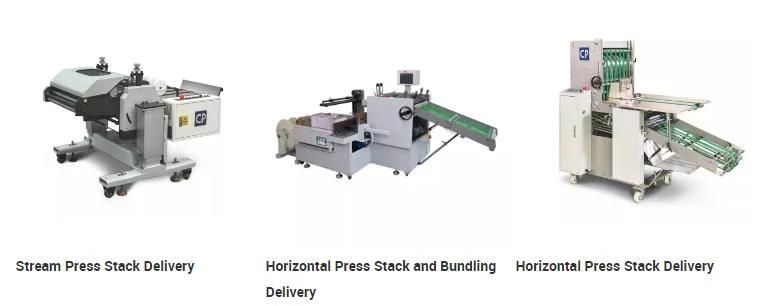 Paper Folding Machine with Flat Pile Feeder for Notebook Block Paper Folder with CE Approval