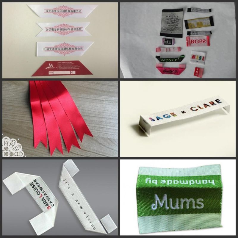 (JZ-2817) Multi-Function Cotton Tape and Woven Label Cutting and Folding Machine, Label Cut and Fold Machine for Satin Ribbon