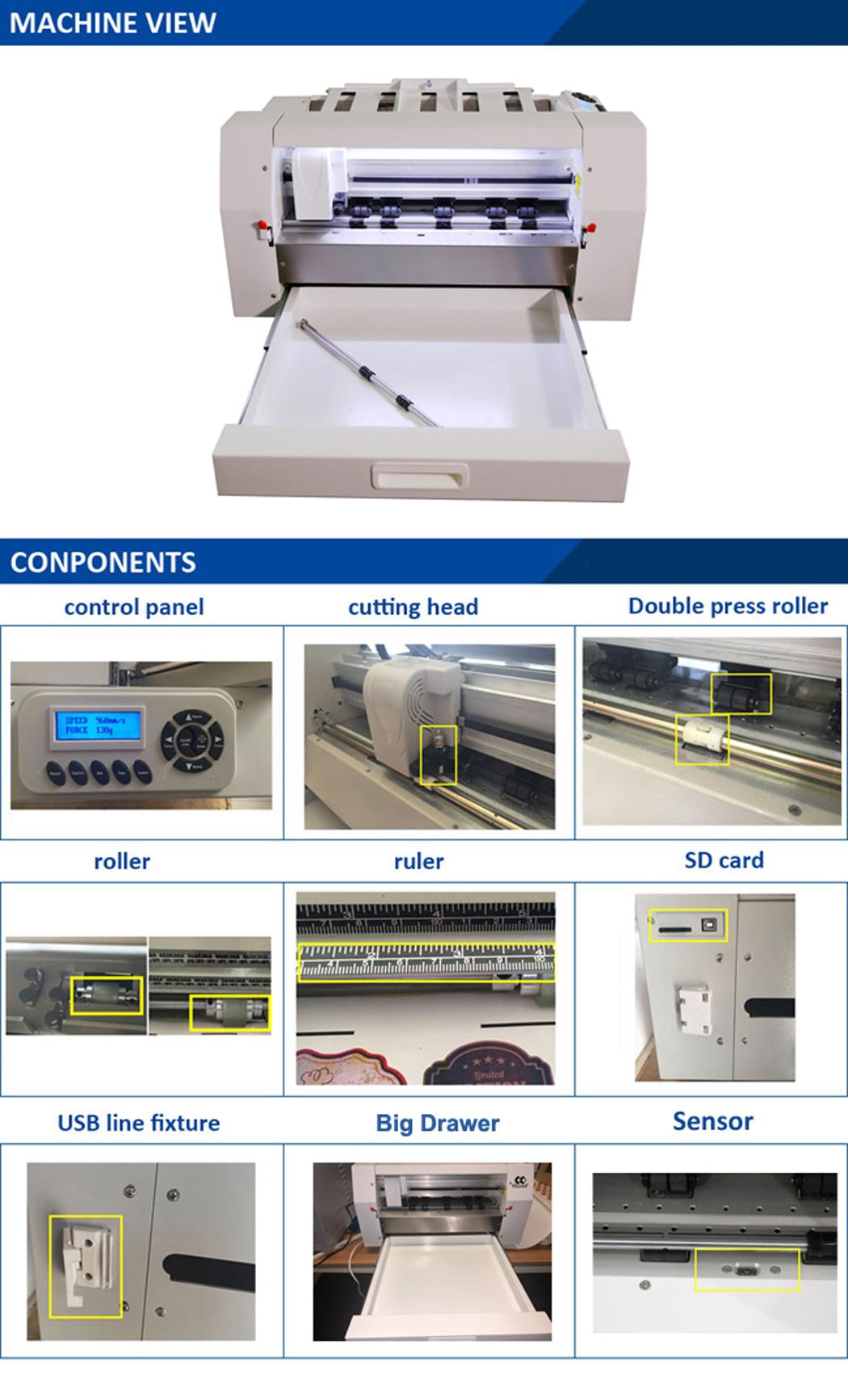 Sheet Fed Digital Sticker Cutter/Adhesive Sticker Sheet Label Die Cutting Machine