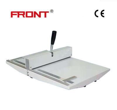 Front Office Electric Manual Solid Line Creasing Machine 12b CE