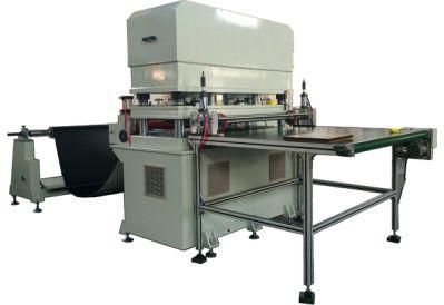 Hydraulic Cutting Press Machine with Conveyor Belt for Motor Interior Decoration Materials