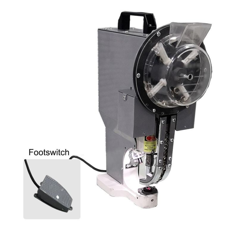 Automatic File Bag Eyelet Punching Machine Desktop Buttonhole Grommet Machine Machine