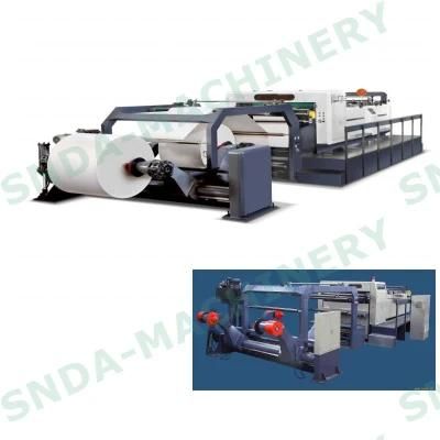 Rotary Blade Two Roll Paper Roll to Sheet Sheeting Machine China Manufacturer