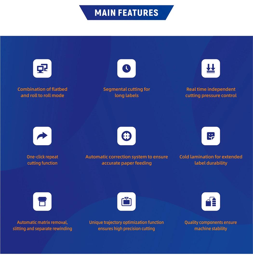 Automatic Full Servo Label Roll Rotary Flexible Die Cutting