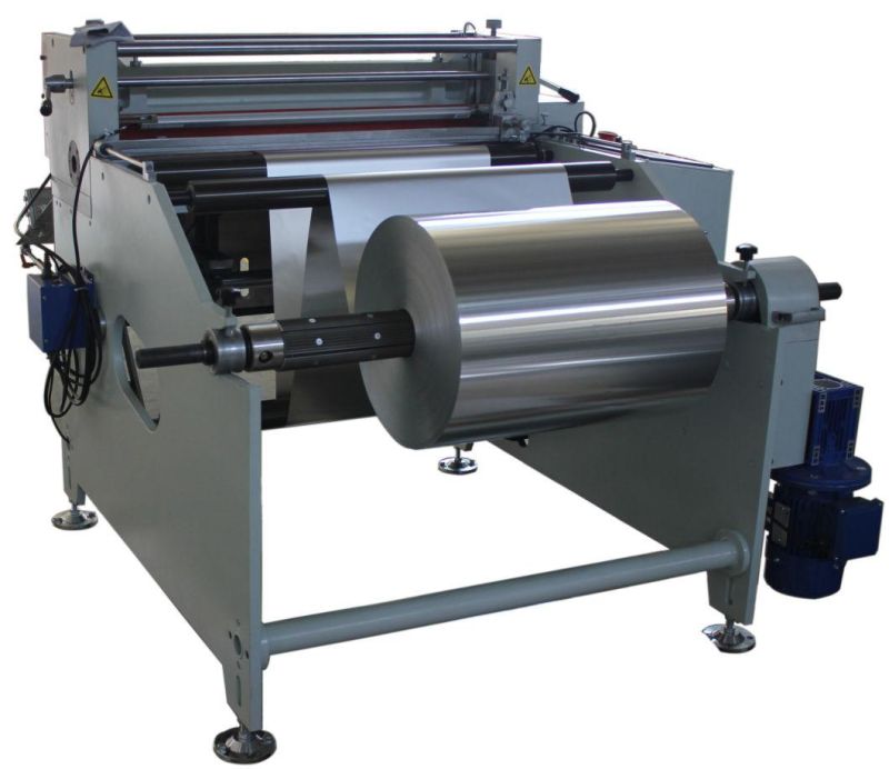 Aluminum Foil Label Paper Film Roll to Sheet Cutting Machine