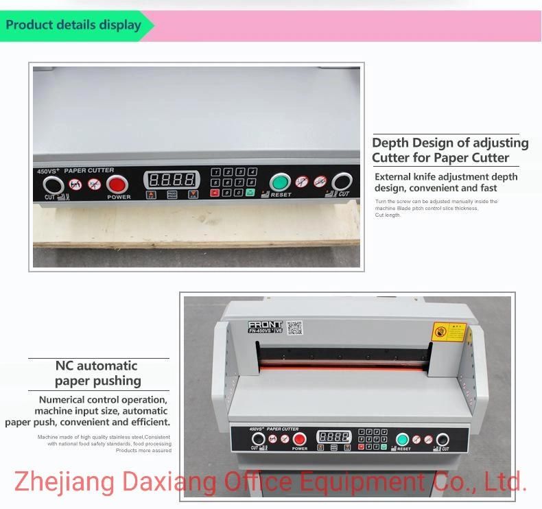 Multi-Function Heavy Duty Paper Cutter 450mm Electric Book Cutting Machine for Home Use