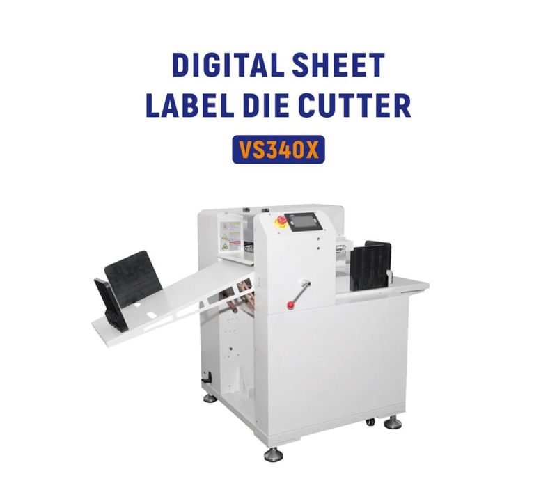 Auto Feeding Label Sticker Digital Slitter Cutting Machine Vs340X
