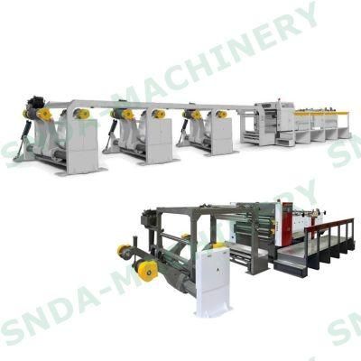 Rotary Blade Two Roll Paper Reel to Sheet Sheeting Machine China Factory