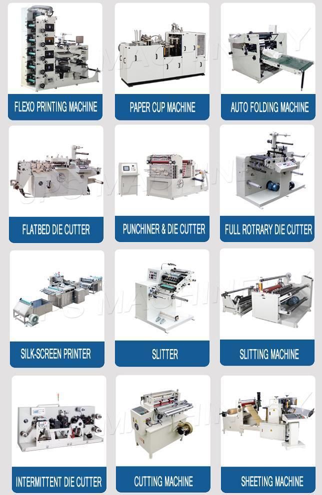 Classic Type Flatbed Die Cutting Sheeting Machine for Label Paper Roll