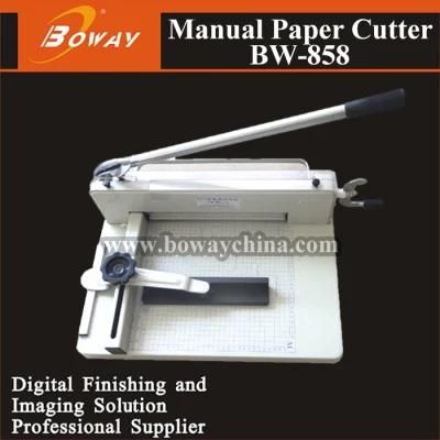 Boway A4 A3 Manual Paper Cutter Guillotine Cutting Machine Bw-858