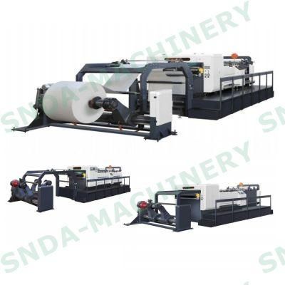 High Speed Hobbing Cutter Jumbo Paper Reel to Sheet Cutting Machine China Manufacturer