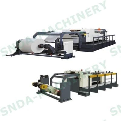 High Speed Hobbing Cutter Roll Paper to Sheet Cutter China Factory
