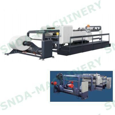 Rotary Blade Two Roll Roll to Sheet Sheeting Machine China Manufacturer