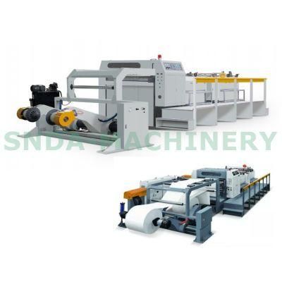 High Speed Hobbing Cutter Paper Reel to Sheet Cutting Machine China Factory