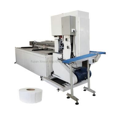 Hrt Jumbo Roll Maxi Paper Roll Band Saw Cutting Machine