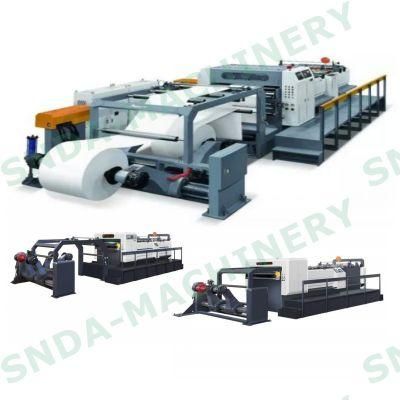 High Speed Hobbing Cutter Jumbo Paper Reel Sheeting Machine China Manufacturer