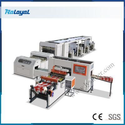 Automatic A4 Paper Cut-Size Cross Sheeting Machine Sheeter Machinery Cutter Low Price A4 Size