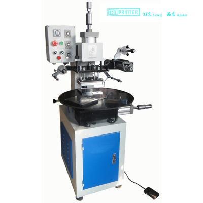 Rotary Table Pneumatic Hot Stamping Machine on Leather