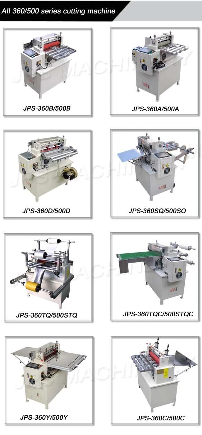 Jps-550b Pet, PC, PVC, PE Film Cutting Paper Cutter Machine
