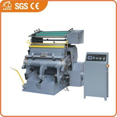 Industrial Hot Stamping Label Die Cutter Bronze Pressing Foil Stamping Machine with Hard Maganese Plate