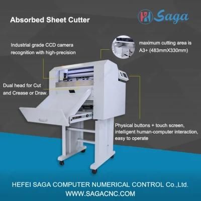 High Precision Die Cutting/Industrial Grade CCD Camera/Auto Feeding Sheet Cutting and Creasing/Contour Cutting Machine