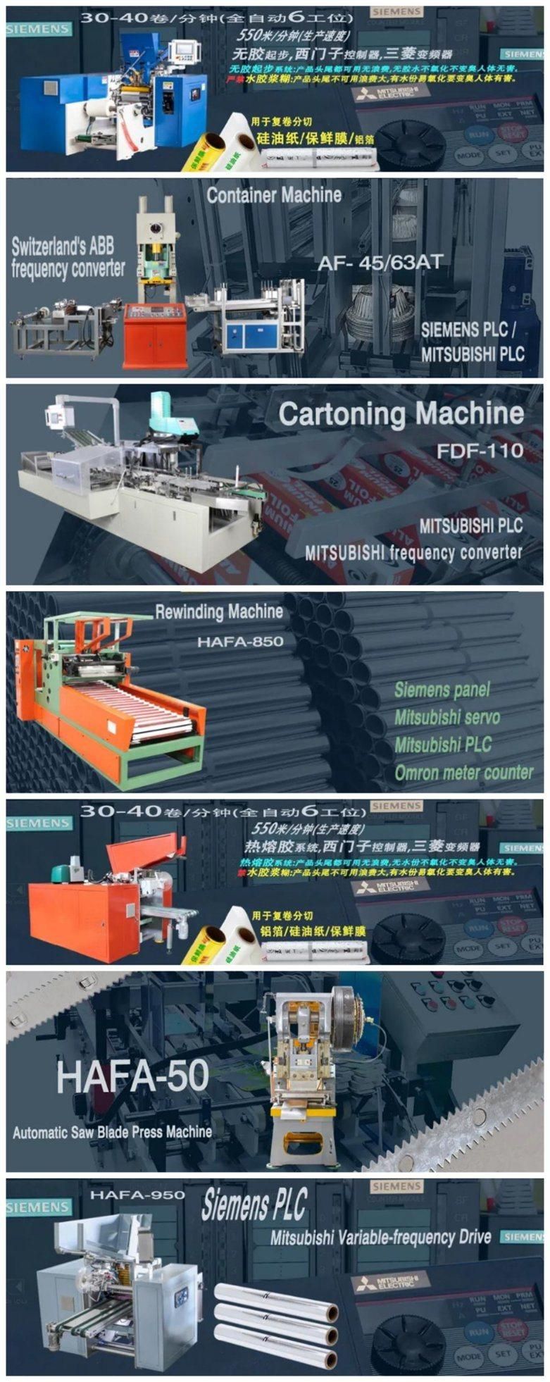 High Quality and Competitive Aluminum Foil Container Making Machine