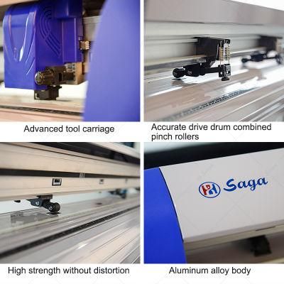 Saga 24&prime; &prime; Servo Motor Vinyl Cutting Plotter Label Cutting Machine