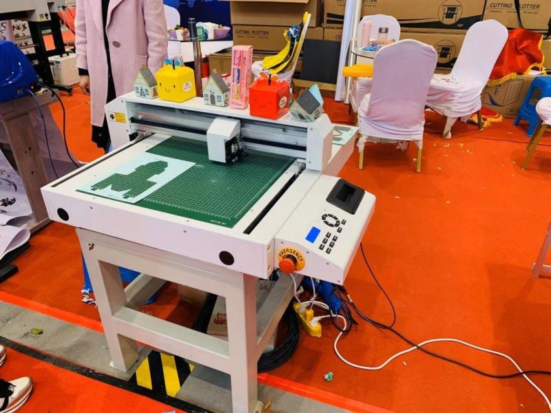 Box Making Cutting and Creasing Together Machine Die Label and Sticker CAD Film Hands-Free Optical Sensor CNC Flatbed Cutter