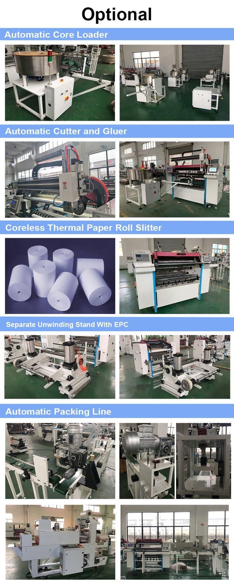 High Speed SMT Cleaning Paper Thermal Paper Slitter Rewinder Machine