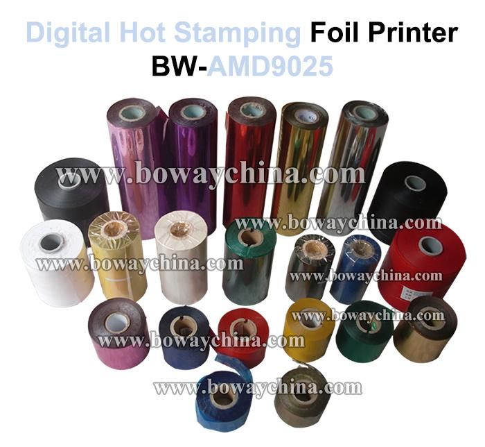 Multi Colors Gold Silver Aluminum Foil Hot Heat Stamping Transfer Press Bronzing Machine