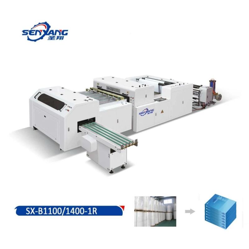 Automatic A4 A3 Copy Paper Cutting and Sheeting Machine with Mechanical Delivery Unit