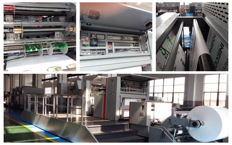 Automatic Web-Fed Hot Foil Stamping Machine for Stamping Kinds Paper, PVC, etc