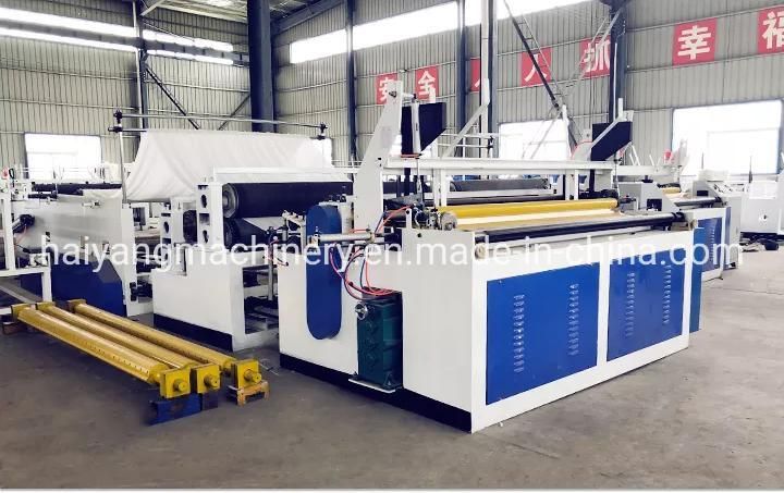 Manufacture Henan China Automatic Core Pulling Vinyl Plotter Guillotine Paper Cutter Rewinding