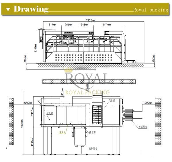 Ryl-1450md Semi-Automatic Die-Cutting and Creasing Machine