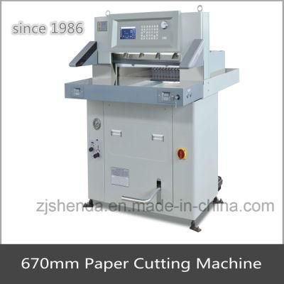 670mm Program Control Heavy Duty Manual Paper Cutting Machine