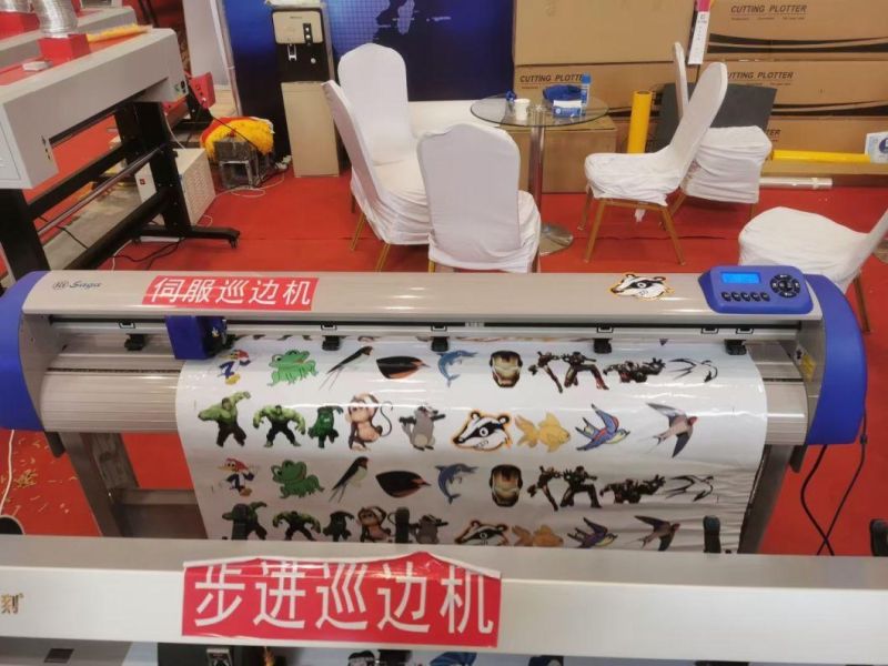 Precise and Fast High Downforce Stickers/Vinyl/ Self-Adhesive Roll Cut Machine Cutting Plotter Auto Digital Vinyl Cutter with Arms (SG-B720IIP)