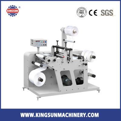 DK-320G label slitter with rotary die-cutting station