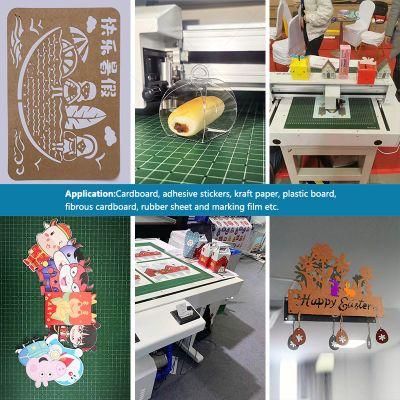 Box Making Cutting and Creasing Together Machine Die Label and Sticker CAD Film Hands-Free Optical Sensor CNC Flatbed Cutter