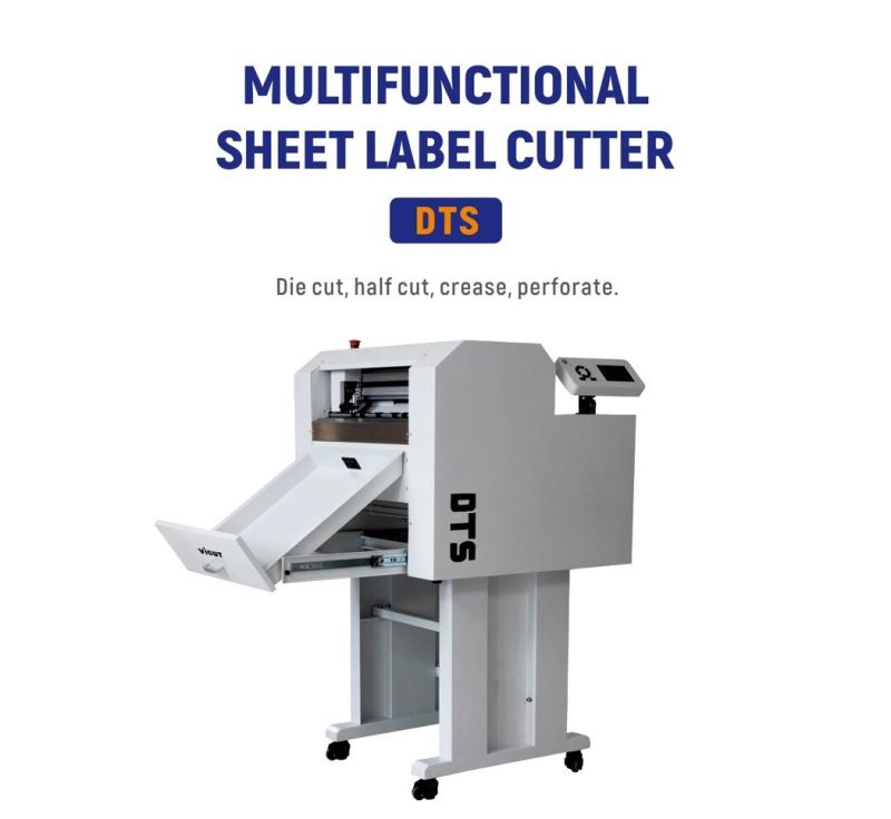 Automatic Sheet to Sheet Cutting Machine for Paper Box Making and Pet PVC PE PP PC BOPP Sticker Cutting